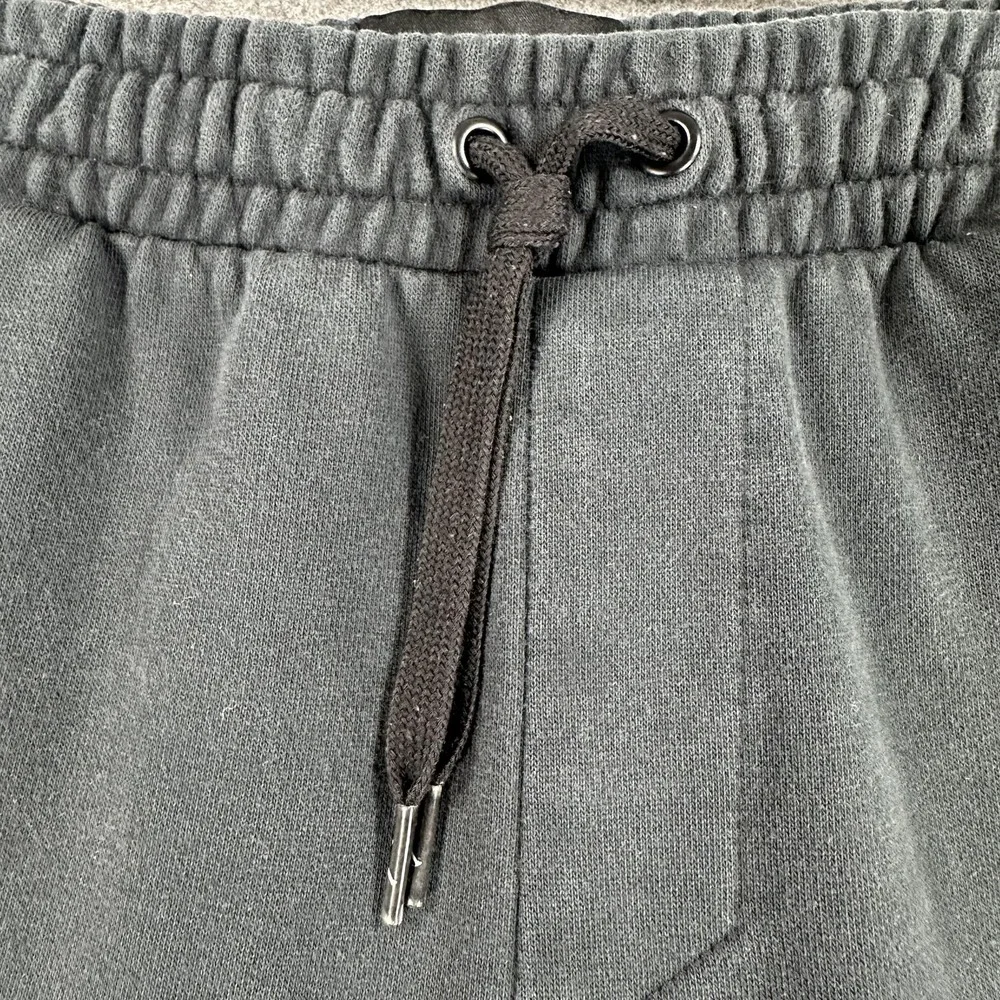 Jordan Air HBR Taped Basketball Pants Fleece Jogger Mens Medium Black AR2250